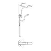 Ideal Standard Einhebel-Küchenarmatur CERAPLAN III mit herausziehbarer Handbrause chrom-4