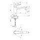 Ideal Standard Einhebel-Küchenarmatur CERAPLAN III Vorfenstermontage chrom-2