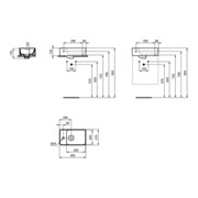 Ideal Standard Handwaschbecken STRADA II Hahnbank links 450 x 270 x 170 mm weiß-4