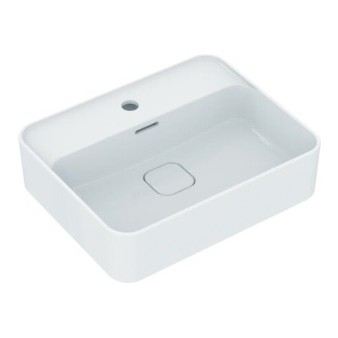 Ideal Standard lavabo à poser STRADA II avec trop-plein, avec trou pour robinet 500 x 400 x 175 mm blanc
