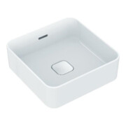Ideal Standard Lavabo à poser STRADA II avec trop-plein, sans trou de robinet 400 x 400 x 180 mm blanc
