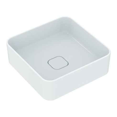 Ideal Standard lavabo à poser STRADA II sans trop-plein, sans trou pour robinet 400 x 400 x 180 mm blanc