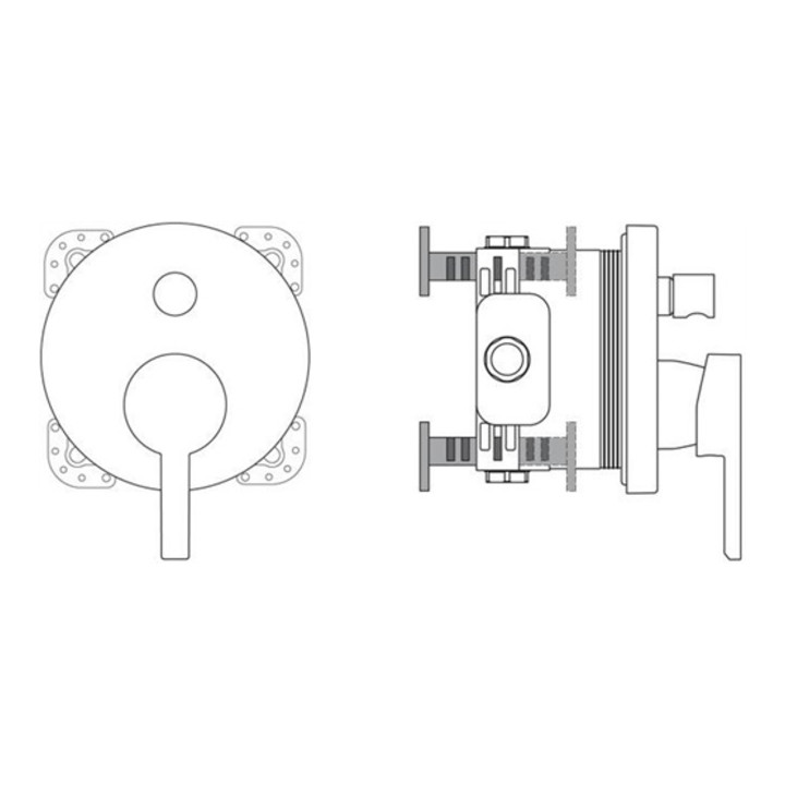 Ideal Standard Mitigeur monocommandé pour bain NEON UP chromé