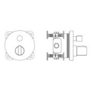 Ideal Standard Mitigeur thermostatique NEON UP, partie fonctionnelle, parties visibles chromé-4