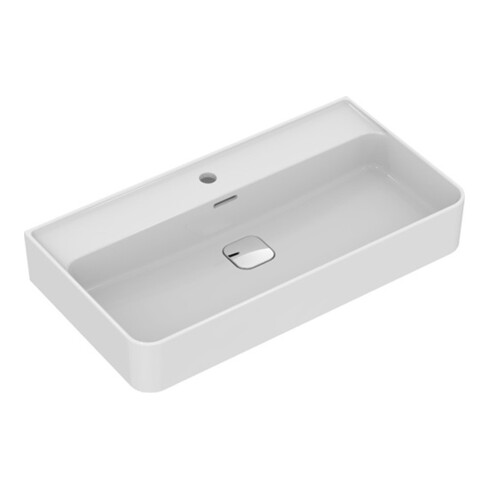 Ideal Standard Waschtisch STRADA II 1 Hahnloch, Unterseite geschliffen 600 x 430 x 170 mm weiß