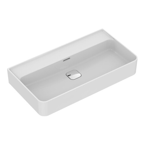 Ideal Standard Waschtisch STRADA II ohne Hahnloch, Unterseite geschliffen 800 x 430 x 170 mm weiß
