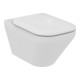 Ideal Standard WC suspendu à chasse d'eau basse TONIC II 355 x 560 x 350 mm, sans bord de rinçage blanc-1