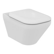 Ideal Standard WC suspendu à chasse d'eau basse TONIC II 355 x 560 x 350 mm, sans bord de rinçage blanc