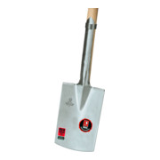 Idealspaten Baumschulspaten Ideal extrastarkes Blatt + Stiel Hickory mit Tritt