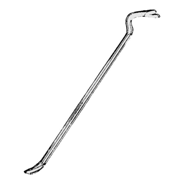 Idealspaten Brechstange + Nageleisen 80 cm