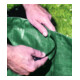 Idealspaten Gartensack mit Verstärkungsring hochreißfester Kunststoff grün 120 L-1