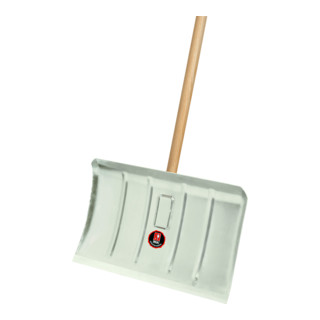 Idealspaten Pelle à neige 350 x 500 mm en métal léger avec manche en bois dur