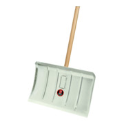 Idealspaten Pelle à neige 350 x 500 mm en métal léger avec manche en bois dur
