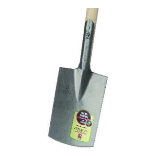 Idealspaten Spaten Ideal Gärtner Form mit Tritt
