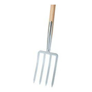 Idealspaten Spatengabel silber 4 Zinken-1