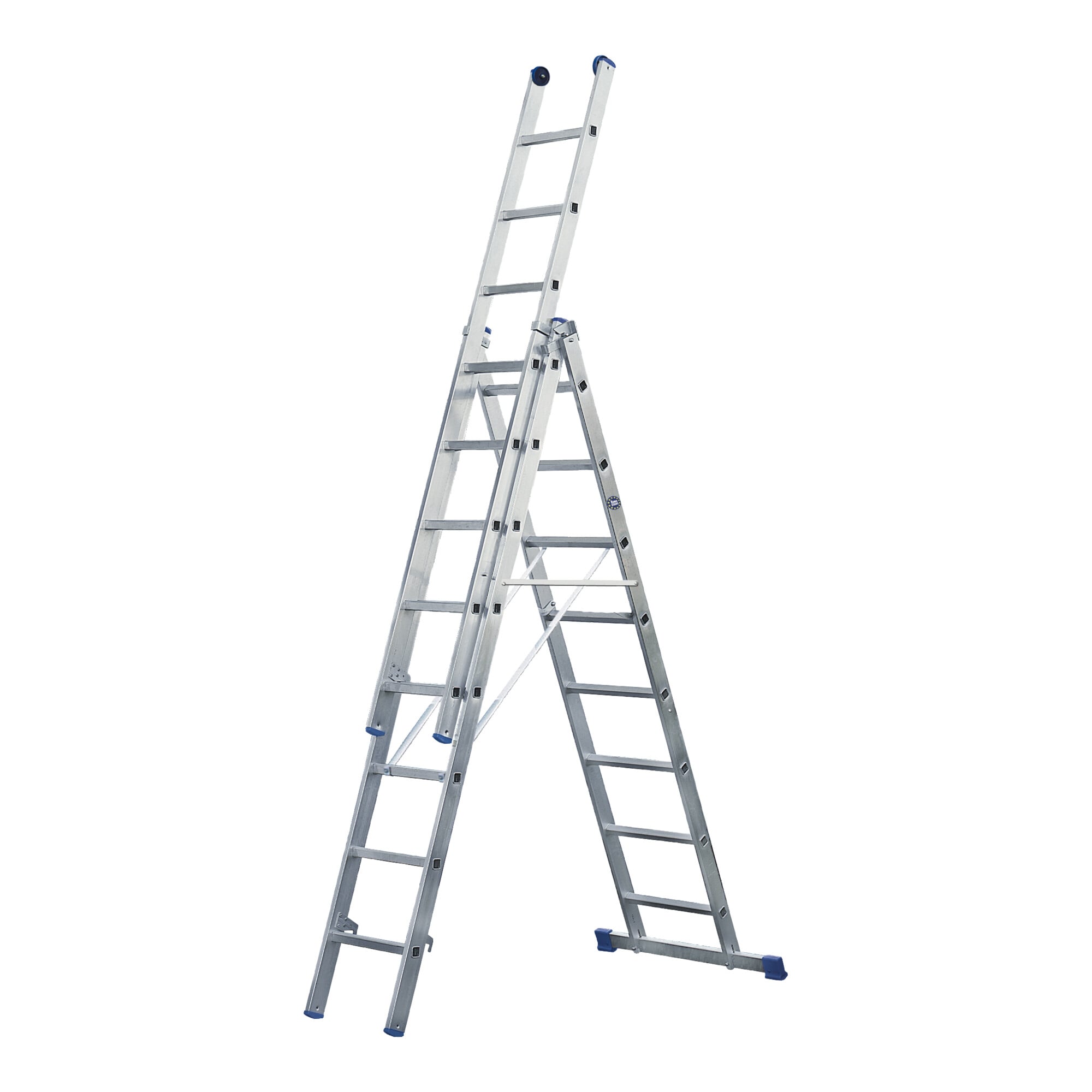 ILLER-LEITER Alu-Mehrzweckleiter 3-tlg. 3x10 Stufen 53010 ; Iller Leiter