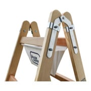 ILLER-LEITER Breitsprossenstehleiter Professional 2x5 Sp. 1105-7-4