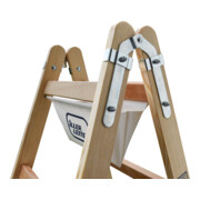 ILLER-LEITER Breitsprossenstehleiter Professional 2x8 Sp. 1108-7-4