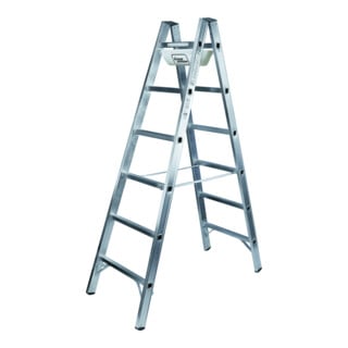 ILLER-LEITER Échelle à marches en aluminium 2x8 marches 6108