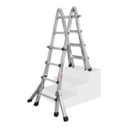 ILLER-LEITER Échelle télescopique Levelmaster 4x6 échelons + stabilisateur 64216-1