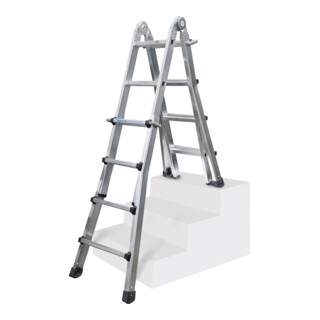 ILLER-LEITER Échelle télescopique Levelmaster 4x6 pièces 64206