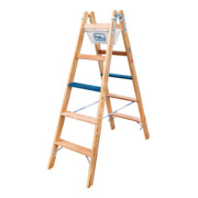 ILLER-LEITER Holz Stufen Stehleiter ERGO Plus 2x10Stufen 2110-7