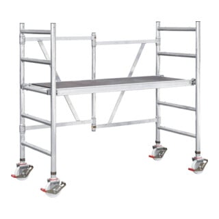 ILLER-LEITER Klappgerüst Eurostars 0,75 x 1,70 m Arbeitshöhe 3,00 m