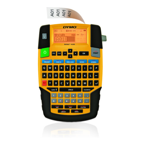 Imprimante d'étiquettes industrielles DYMO Rhino™ 4200 avec clavier QWERTZ