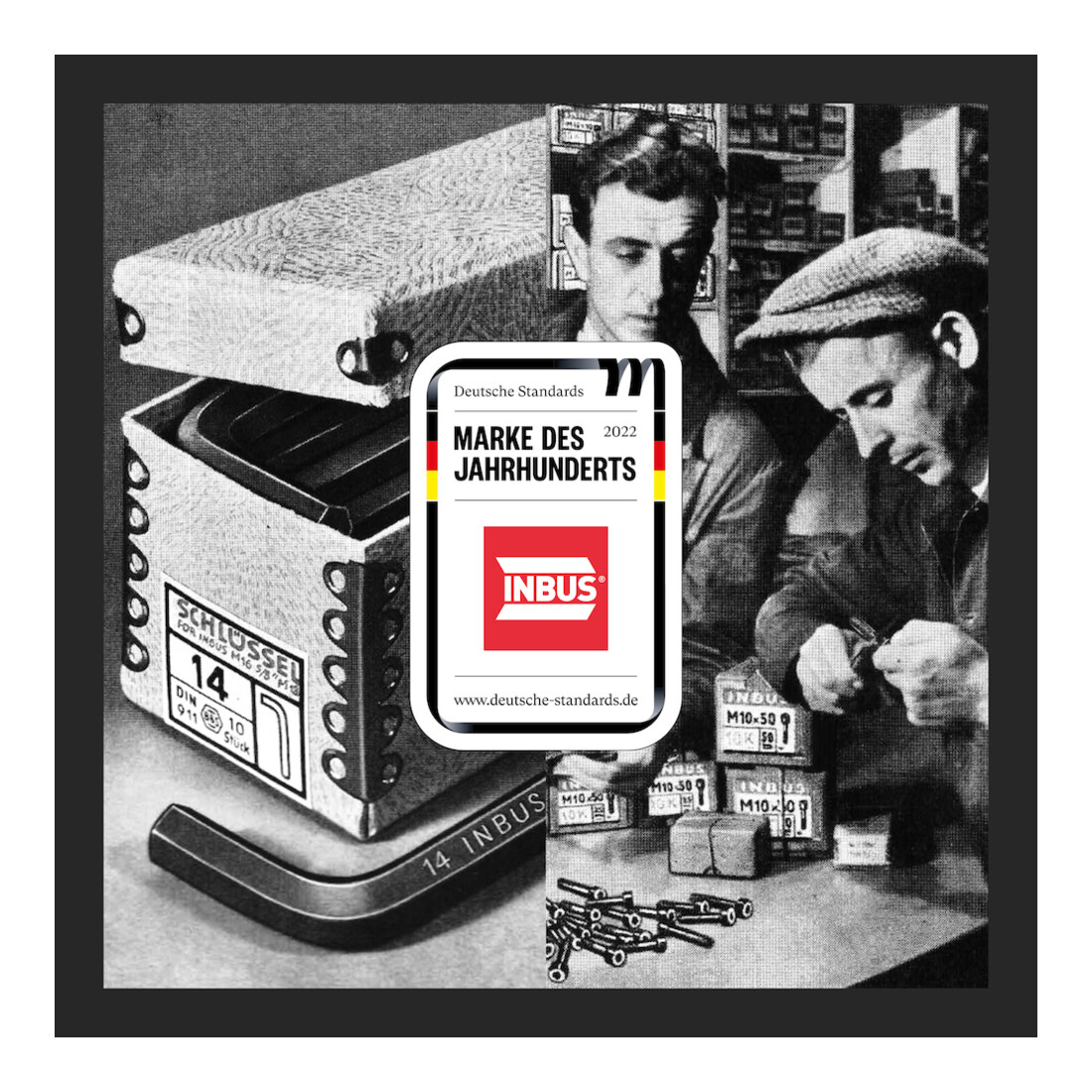 INBUS® 79560 Sécurisation de vis moyenne résistance, 40 g — Fabriqué en Allemagne
