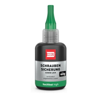 INBUS® 79680 Schraubensicherung hochfest, 40g — Made in Germany