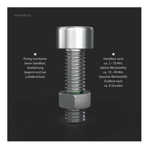 INBUS® 79680 Schraubensicherung hochfest, 40g — Made in Germany