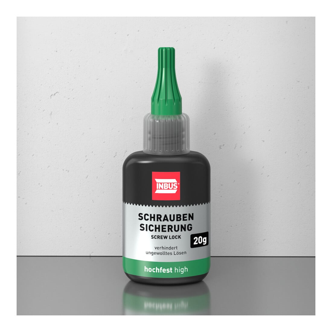 INBUS® 79680 Sécurisateur de vis haute résistance, 20g — Fabriqué en Allemagne