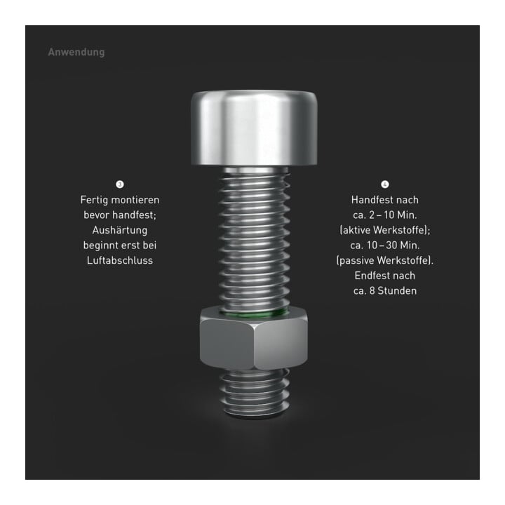 INBUS® 79680 Sécurisateur de vis haute résistance, 20g — Fabriqué en Allemagne