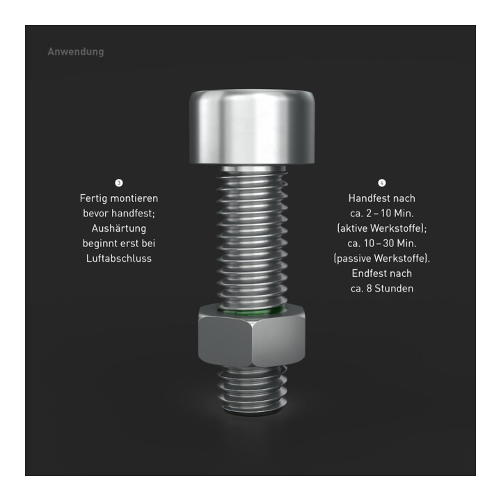 INBUS® 79680 Sécurisateur de vis haute résistance, 40 g — Fabriqué en Allemagne