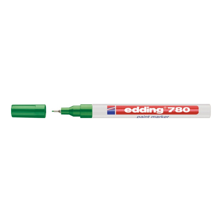 Industrie-Lackmarker 780 grün Strich-B.0,8mm Rundspitze EDDING