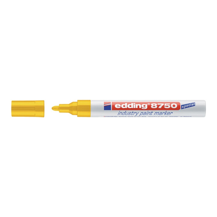 Industrie-Lackmarker 8750 gelb Strich-B.2-4mm Rundspitze EDDING