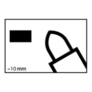 Industrie-Pastenmarker 950 schwarz Strich-B.10mm Rundspitze EDDING-5