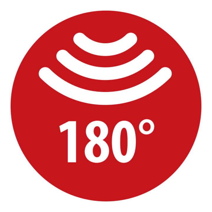 Infrarot-Bewegungsmelder PIR 180 IP44 Weiß