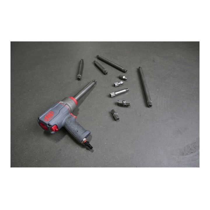 Ingersoll Rand Druckluft-Schlagschrauber 2236QTIMAX-2 1/2" mit 2" verlängertem Spindelaufsatz und patentiertem DXS2