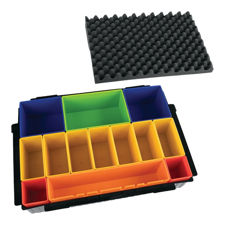Insert coffret avec cases de couleur Makita P-83652
