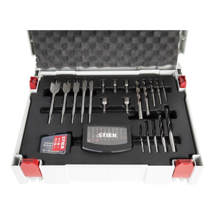 Insert d'accessoires STIER pour Systainer Classic, garni, 62 pièces