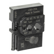 Insert de module Gedore pour connecteur coaxial RG 58/59/62/71-4
