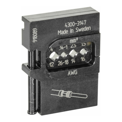 Insert de module Gedore pour connecteurs à usage intensif 1,5-4mm