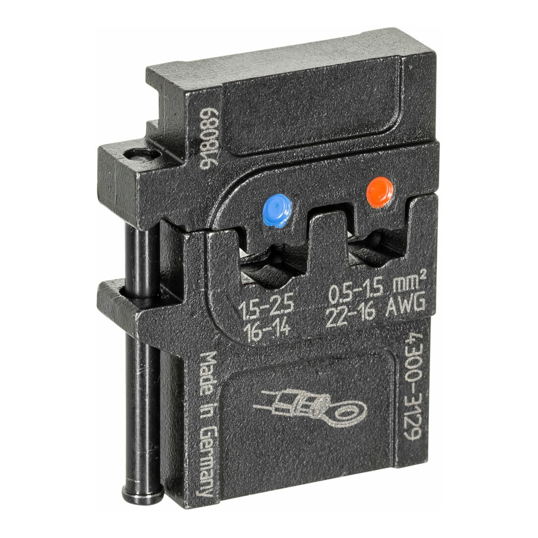 Insert de module Gedore pour cosses isolées 0,1-0,4/4-6