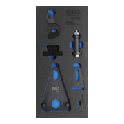 BGS Insert de servante d'atelier 1/3 : Coffret de calage de poulie de vilebrequin/volant d’inertie et de séparation du capot frontal pour Renault, Nissan