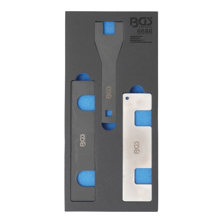 Insert de servante d'atelier 1/3 : Coffret de calage pour moteurs à essence Opel 1.0 & 1.4L Kraftmann