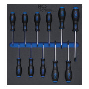 Insert de servante d'atelier 2/3 : Tournevis Profil T (pour TX) T6 - T40 11 pièces BGS