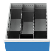 Insert de tiroir Bedrunka+Hirth Série 500 avec cloisons de séparation pour façades de 200 mm