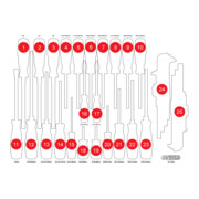 Insert en mousse pour le 811.0041 KS Tools-1