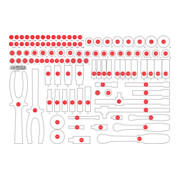 Insert en mousse pour le 811.0111 KS Tools-1